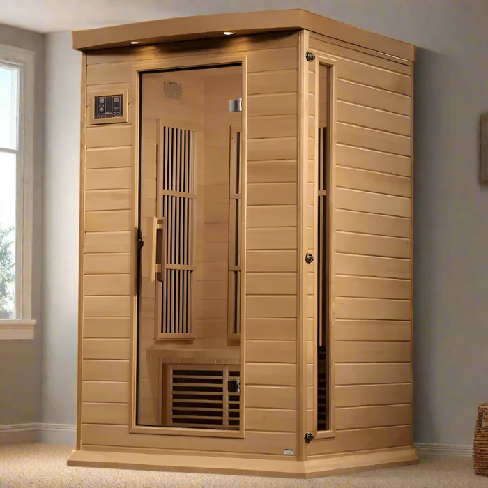 Maxxus 2-Person Near Zero EMF FAR Infrared Sauna | MX-K206-01-ZF