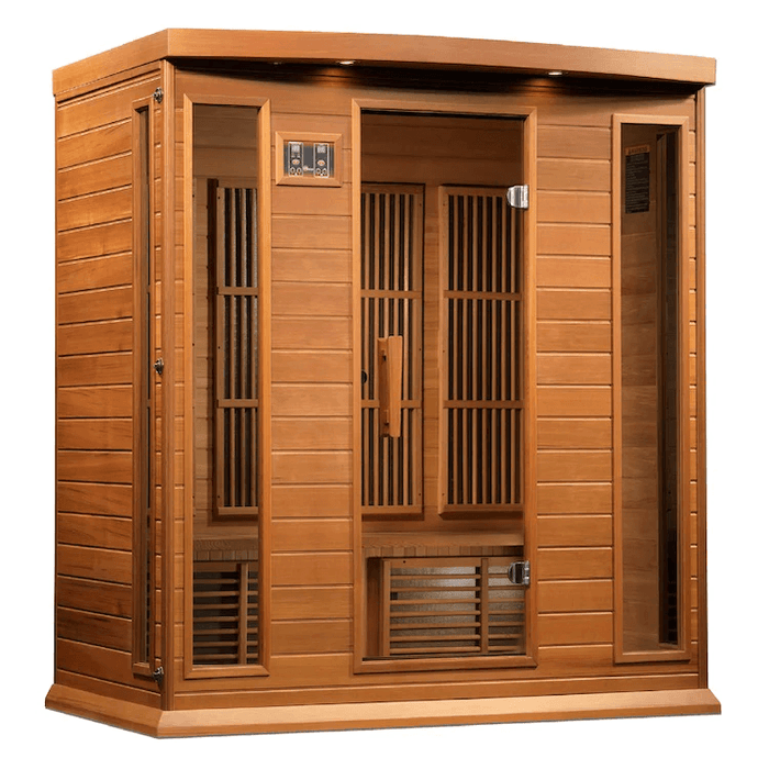 Maxxus Sauna de infrarrojos lejanos EMF cercano a cero para 4 personas | MX-K406-01-ZF CED