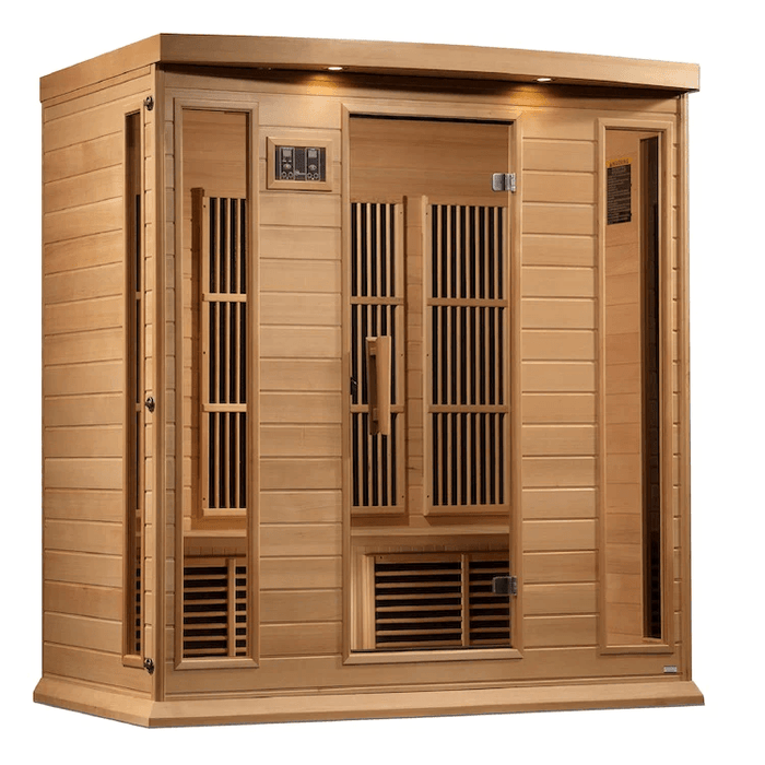 Maxxus Sauna de infrarrojos lejanos EMF cercano a cero para 4 personas | MX-K406-01-ZF