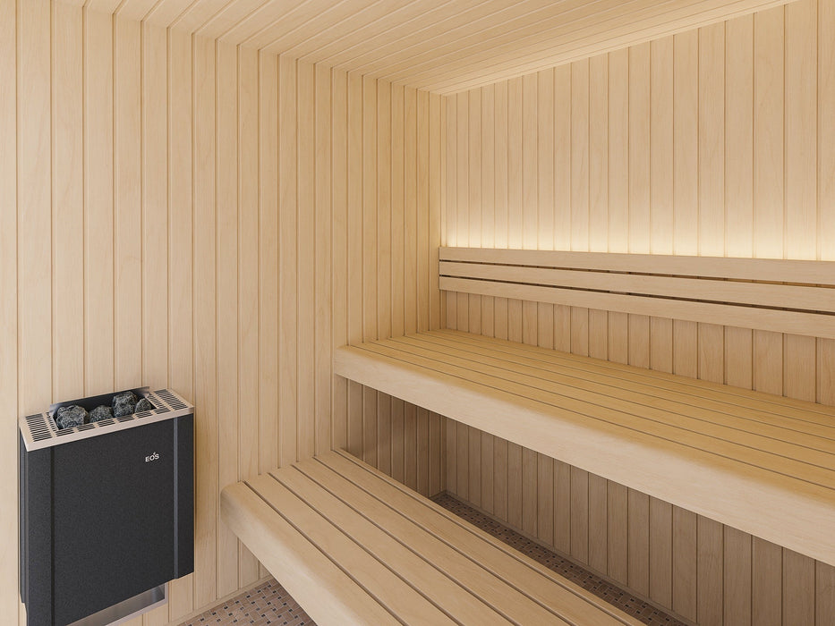 Auroom Emma Wood 4-6 Person Indoor Traditional Sauna
