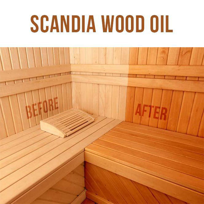 Scandia Sauna Wood Oil - 100% Natural Ingredients