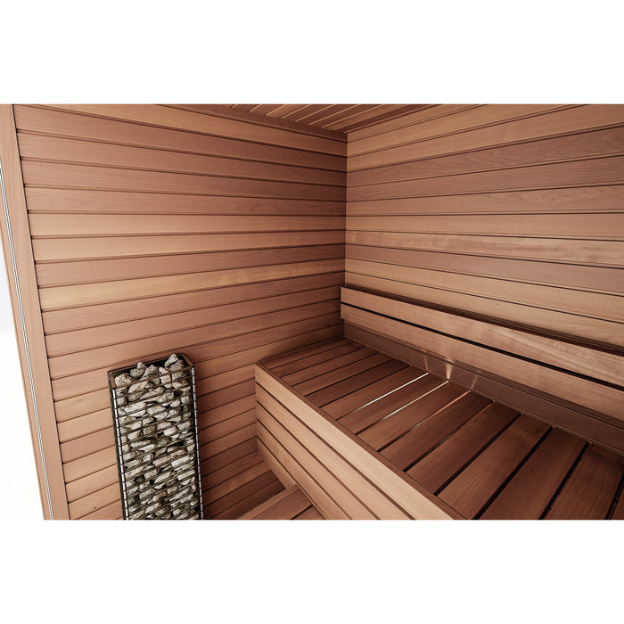Auroom Cala Wood 2-Person Traditional Indoor Sauna