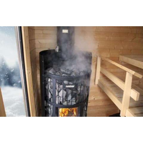 Estufa de sauna de leña Harvia Legend 240 GreenFlame de 15,9 kW | WK200LD